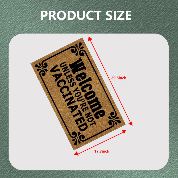 Arlmont & Co. Funny Door Mats For Home Decor Gift Mats With